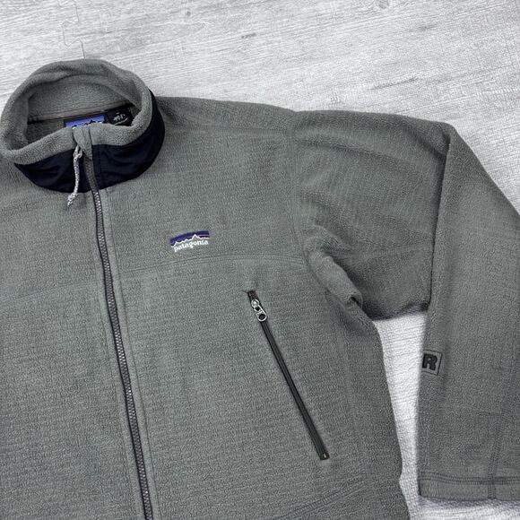 VINTAGE Patagonia Jacket Men’s M Gray 25301 Regulator R3 Radiant USA Fleece r310 - Picture 11 of 11